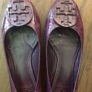 Tory Burch purple Reva flats size 8.5